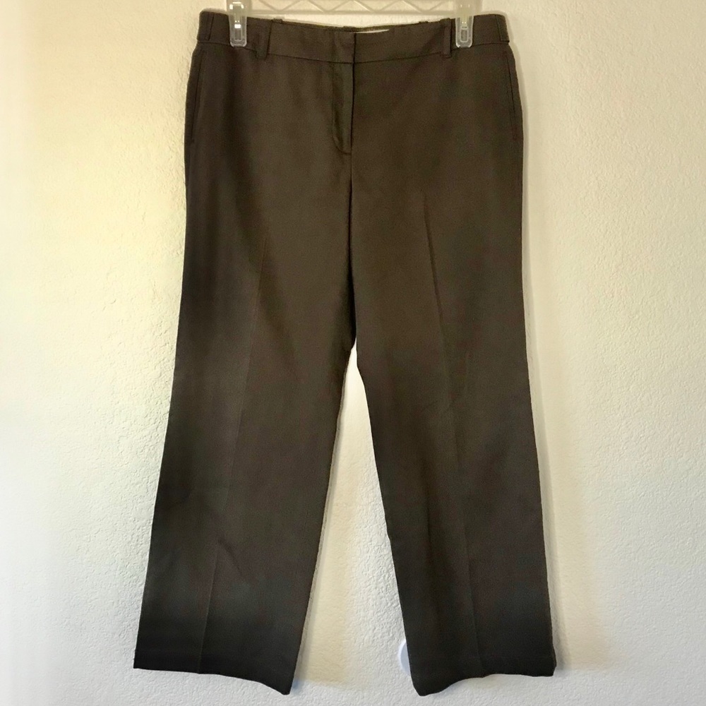 J. Crew Favorite Fit Brown Cotton Pants